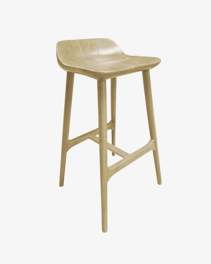 Cortez Barstool - Solid American White Oak - Natural