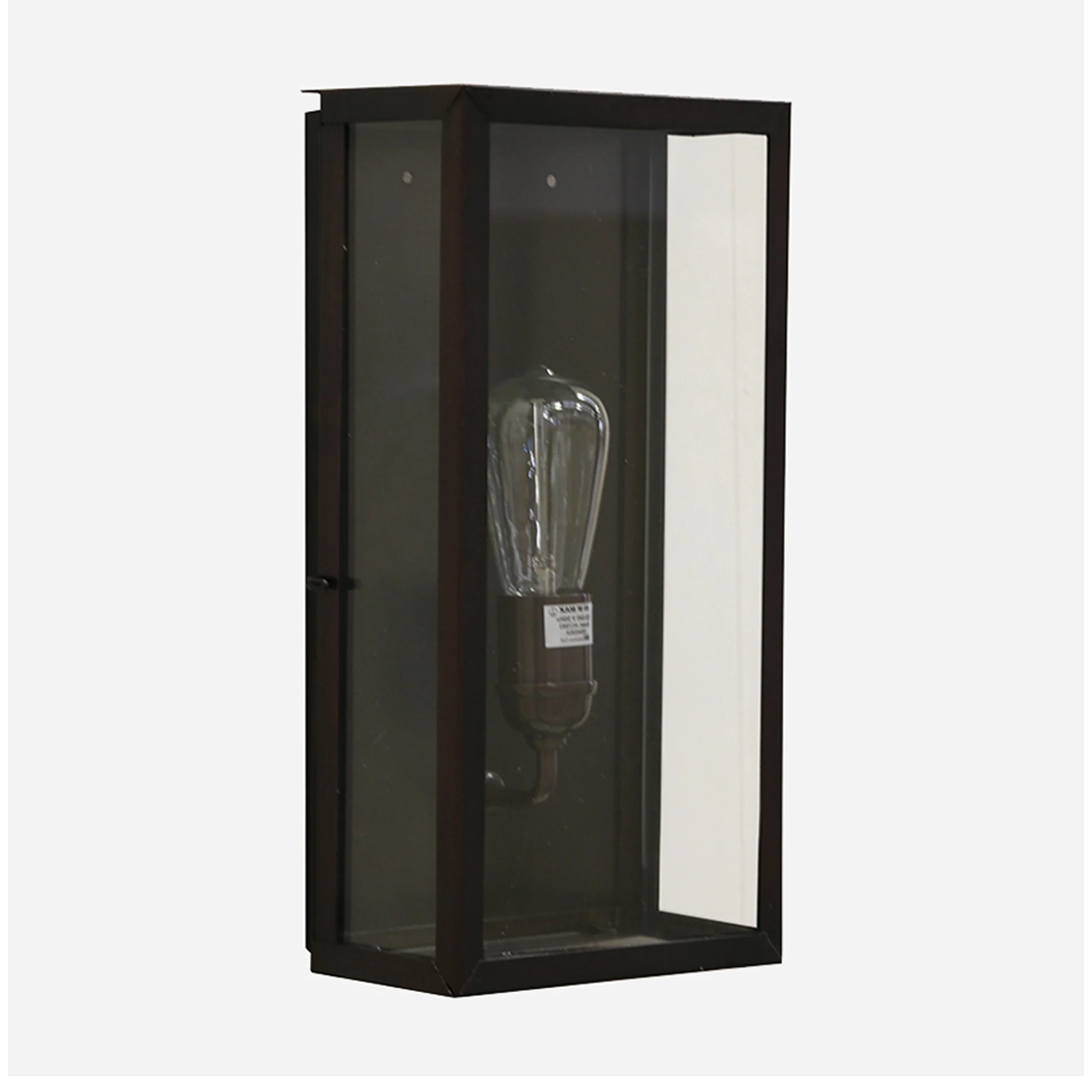 Outdoor/Indoor IP54 Costa Bronze Rectangular Wall Light