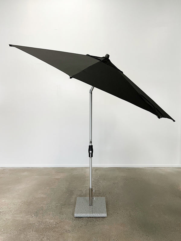 Greenslades Costa Tilting Outdoor Umbrella - 2.7m Octagonal - Black