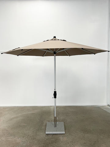 Greenslades Cocoa 'Pop Up' Outdoor Umbrella - 2.5m Round - Taupe