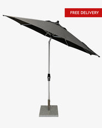 Greenslades Costa Tilting Outdoor Umbrella - 3.0m Octagonal - Charcoal