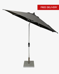 Greenslades Costa Tilting Outdoor Umbrella - 2.7m Octagonal - Charcoal