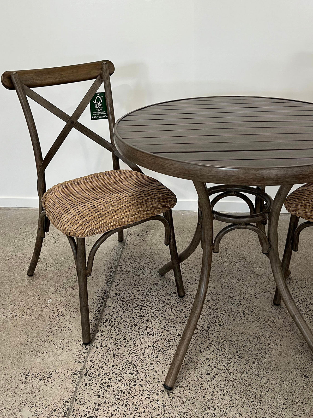 Crete 3 Piece Outdoor Patio Setting