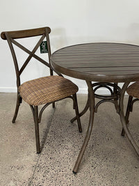 Crete 3 Piece Outdoor Patio Setting