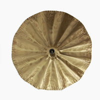 Crimped Pendant - Black and Gold - Small