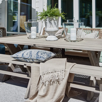 Artwood Cross Outdoor Dining Table - 2200