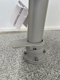 Greenslades Cuba Cantilever Umbrella - Horizontal & Vertical Tilt - 3.0m Square - Black