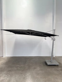 Greenslades Cuba Cantilever Umbrella - Horizontal & Vertical Tilt - 3.0m Square - Black