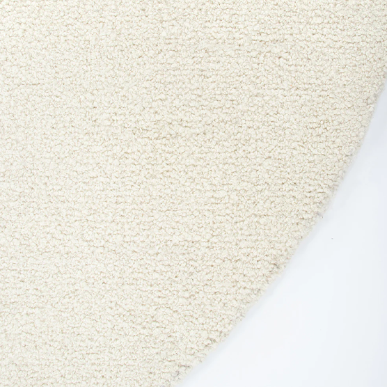 Baya Dorset Round Floor Rug- Natural White - 250dia