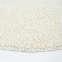 Baya Dorset Round Floor Rug- Natural White - 250dia