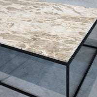Dion Marble Coffee Table - Beige