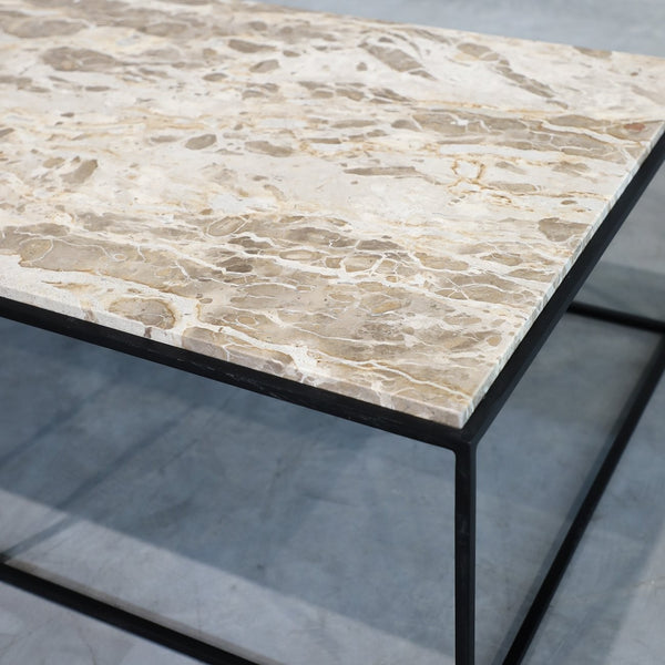 Dion Marble Coffee Table - Beige