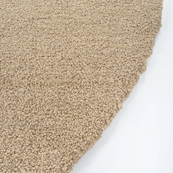 Baya Dorset Round Floor Rug - Biscuit - 250cm Dia