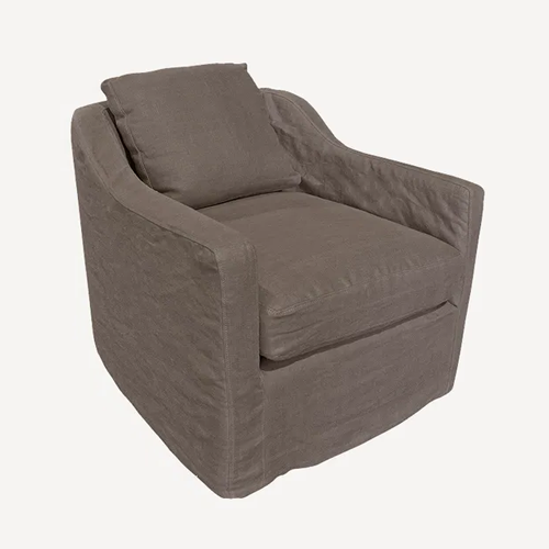 Dume Slip Cover Armchair - Coffee