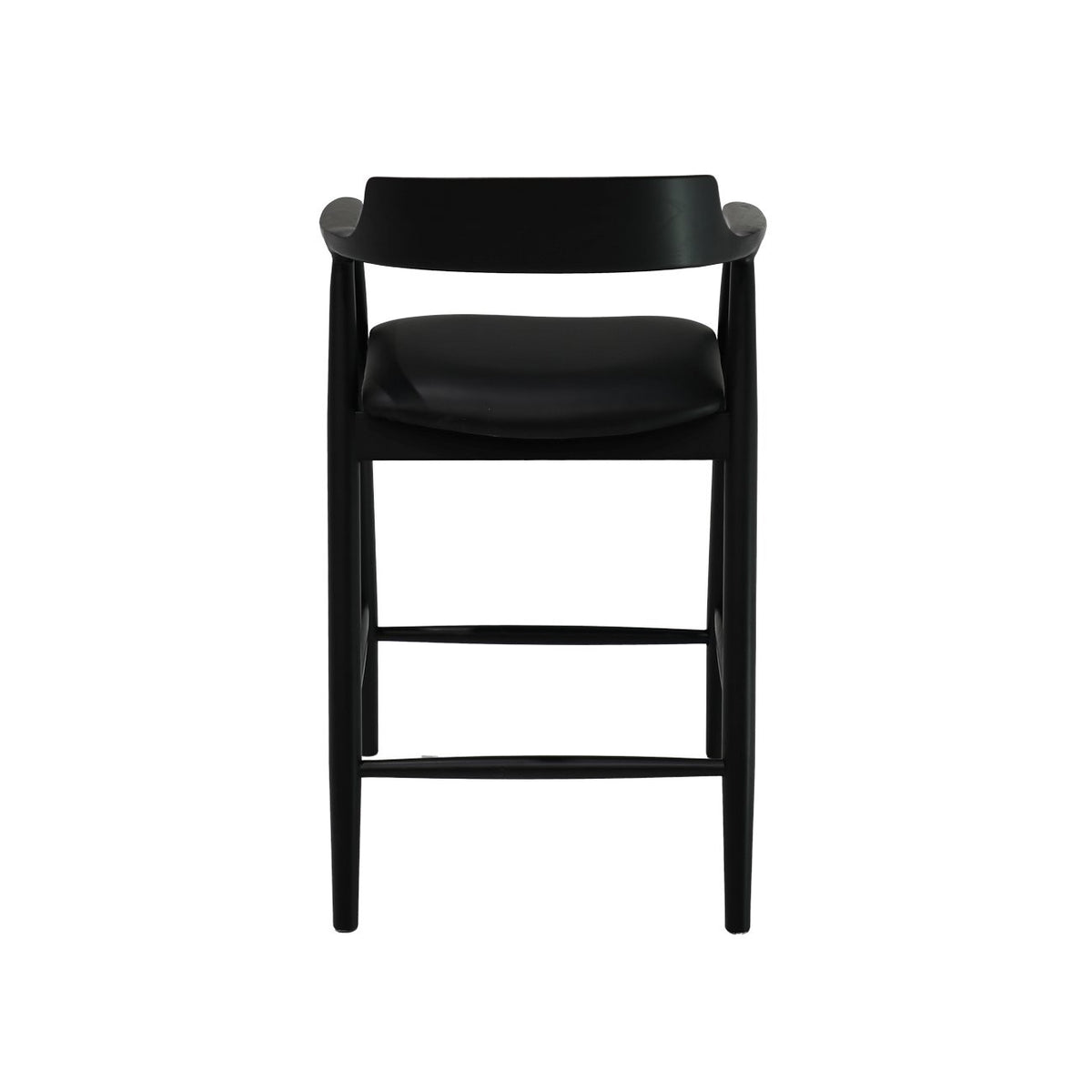 Ealing Barstool Black Leather