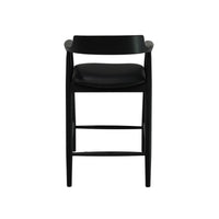 Ealing Barstool Black Leather