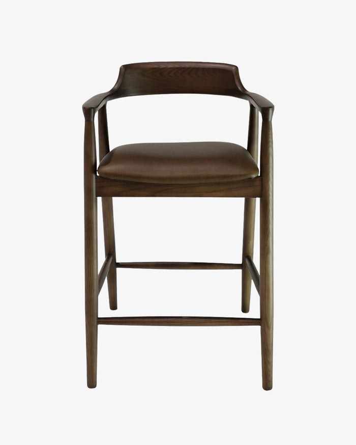 Ealing Barstool - Brown Leather