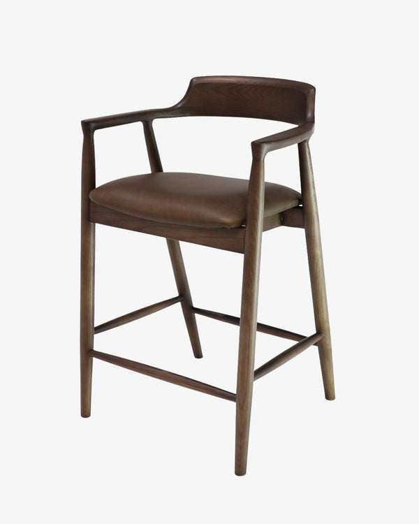 Ealing Barstool - Brown Leather