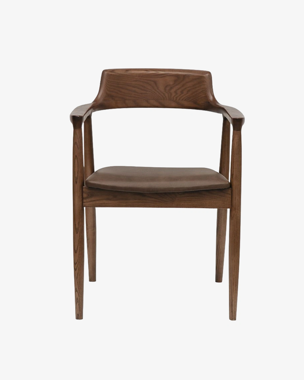 Ealing Dining Chair - Brown Leather