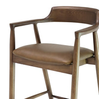 Ealing Barstool Brown Leather