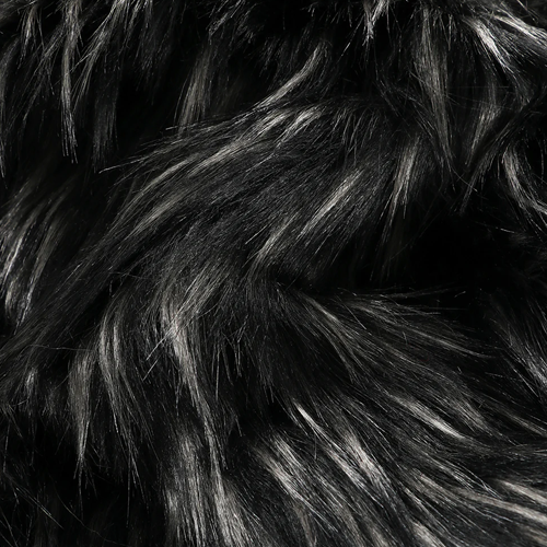 Heirloom NZ Made Faux Fur Throw - 150x220cm - Ebony Plume