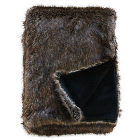 Heirloom Luxurious Faux Fur Throw -  Husky