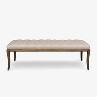 Florence Long Ottoman Bench Natural