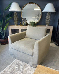 Fitzroy Slipcover Armchair - Khaki