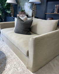 Fitzroy 2.5 Seater Slipcover Sofa - Khaki