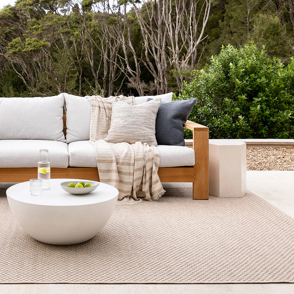 Flax Outdoor Floor Rug - Sand - 200cm x 290cm – Greenslades Furniture