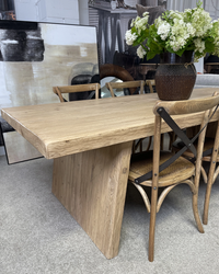 Florida Solid Elm Dining Table - 240CM