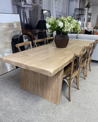Florida Solid Elm Dining Table - 240CM