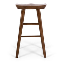 Vitrine Oak Barstool - Deep Oak