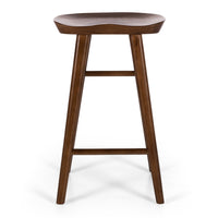 Vitrine Oak Barstool - Deep Oak