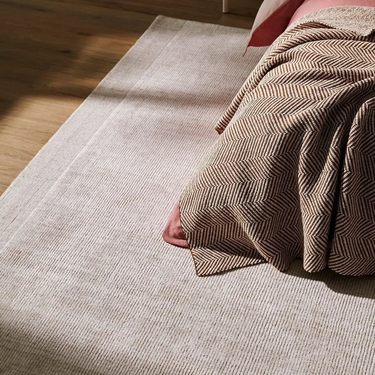 Travertine Floor Rug - Buff - 200cm x 300cm
