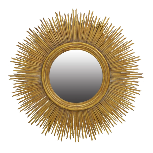 Round Sun Mirror - 1270mm - Gold Leaf Finish