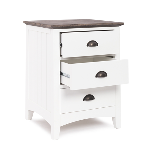 Grange Bedside Table - 3 Drawer