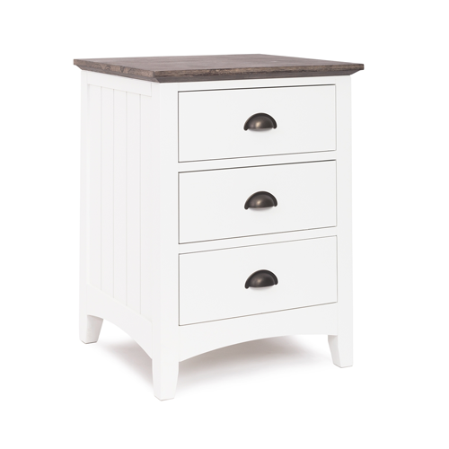 Grange Bedside Table - 3 Drawer