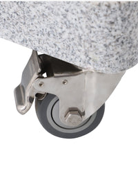 100KG Granite Umbrella Base for Cantilever Umbrellas - with Wheels