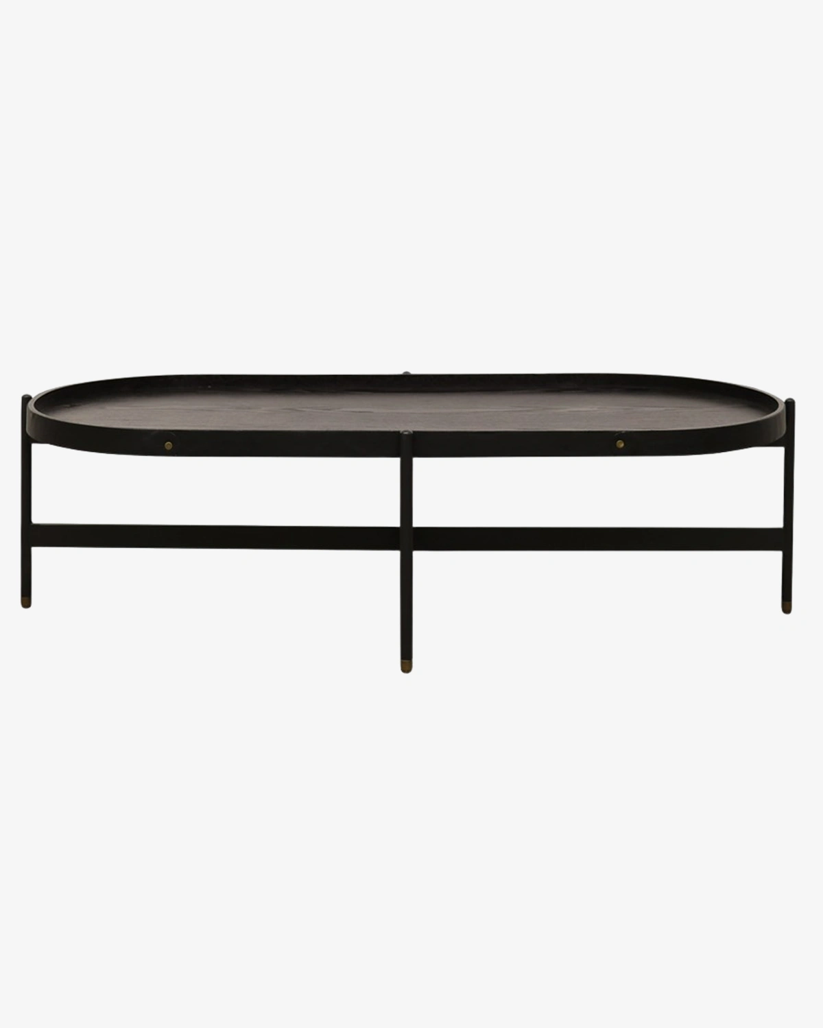 Harwood Oval Coffee Table - Black