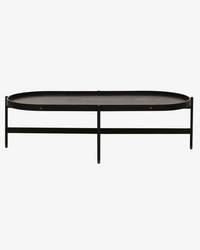 Harwood Oval Coffee Table - Black