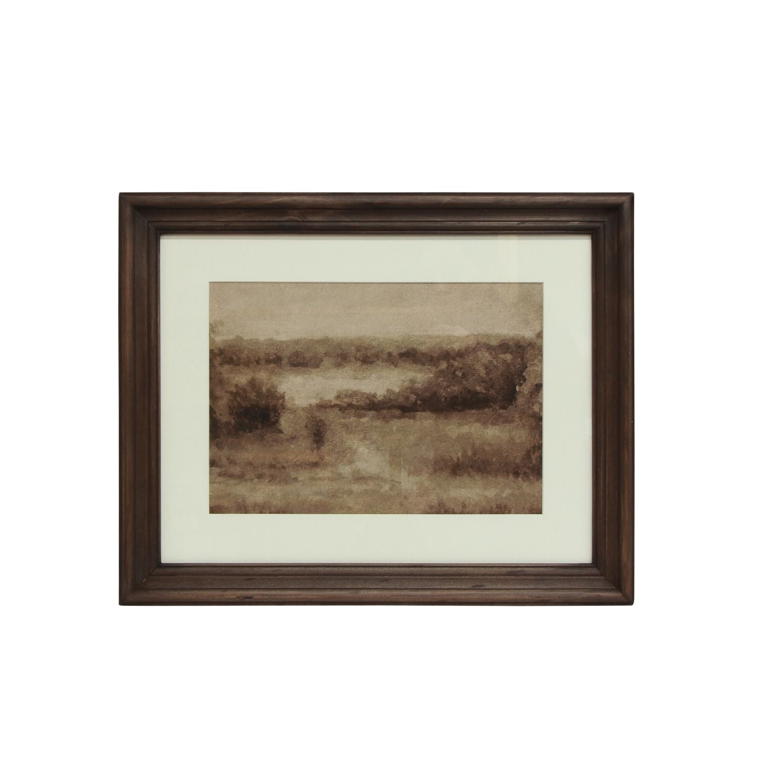 Pastural Field Landscape Framed Print