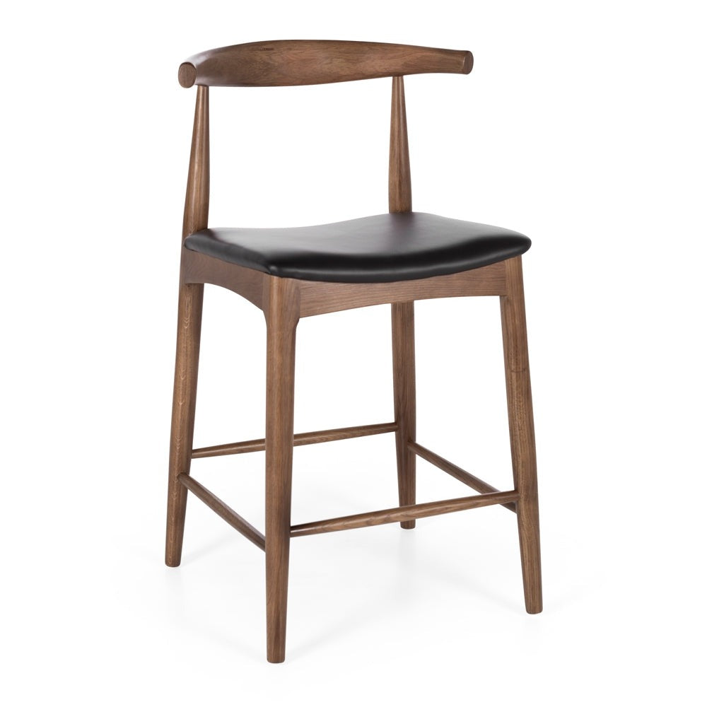 Elbow Barstool - Dark Oak