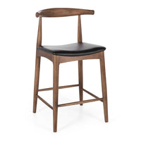 Elbow Barstool - Dark Oak