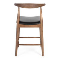 Elbow Barstool - Dark Oak