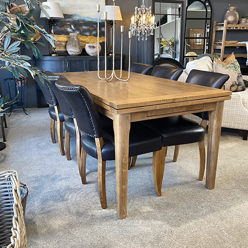 Hartley Double Extension Dining Table - 1.8m - 2.3m - 2.8m