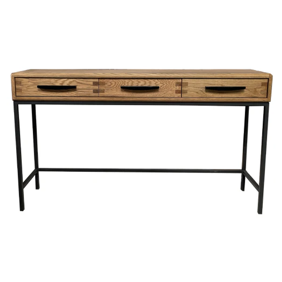 Hartley Console - 3 Drawer - Natural Oak