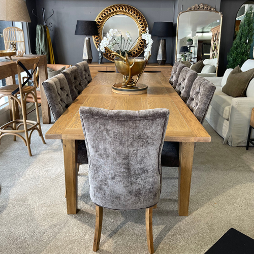 Hartley Extension Dining Table - 2.1m - 2.6m - 3.1m