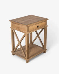 Harper Natural Oak Bedside Table