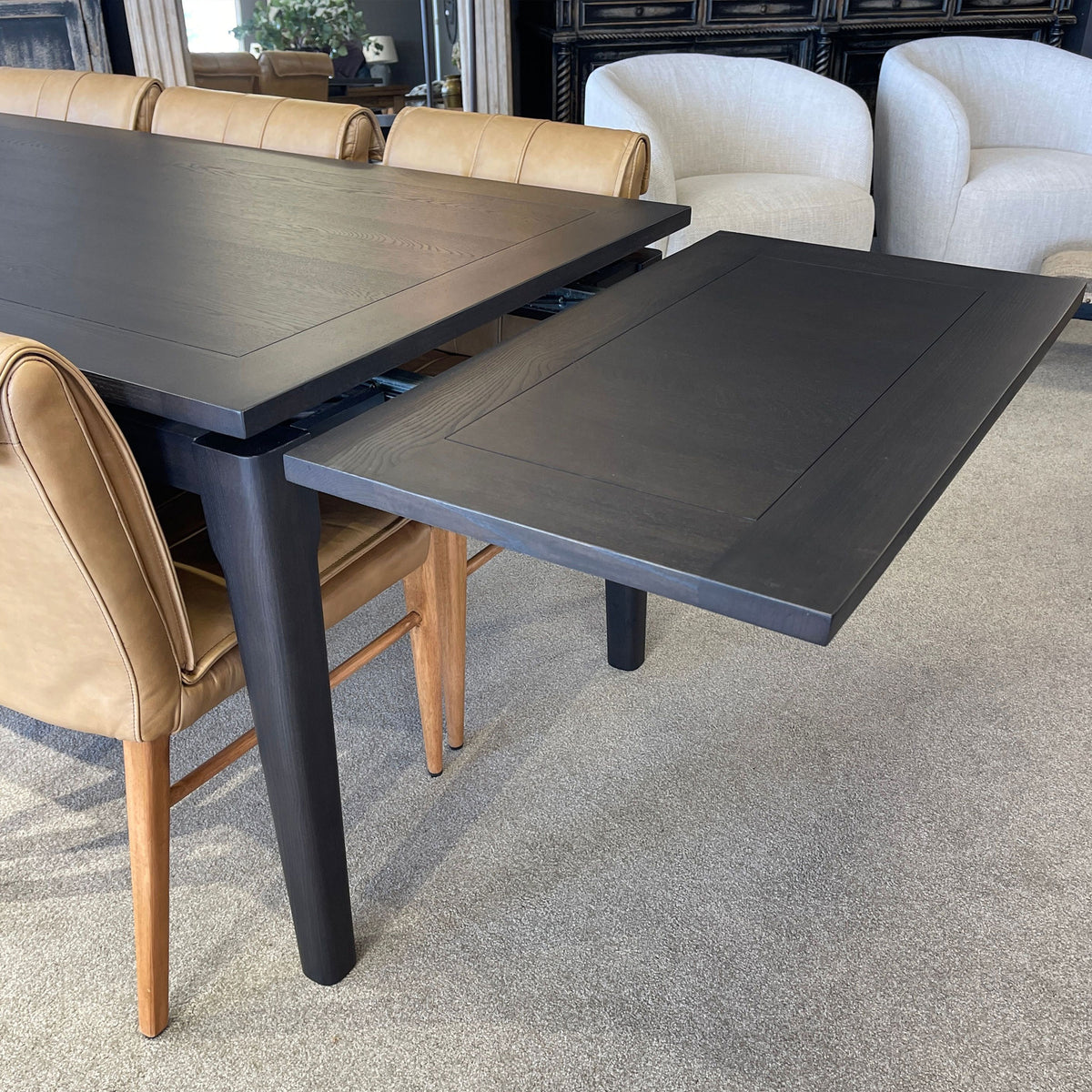Hartley Double Extension Dining Table - 1.8m - 2.3m - 2.8m - Black